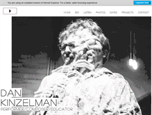 Tablet Screenshot of dankinzelman.com
